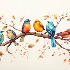 A Colorful Bird Symphony - series 4 by Land of Dreams