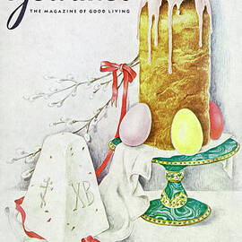 A Gourmet Cover Of A Cake by Hilary Knight