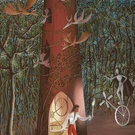 A mi Amigo Agustin Lazo - To my friend Agustin Lazo by Remedios Varo by Remedios Varo