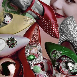 A Model with Jeweled Shoes, Sweets, and Baubles by Lester Bookbinder