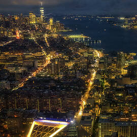 A NYC Skyline Aerial by Susan Candelario