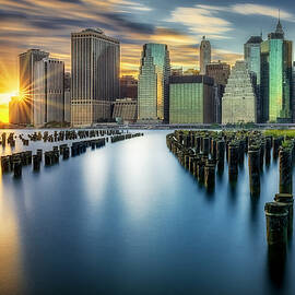 A NYC Sunset by Susan Candelario