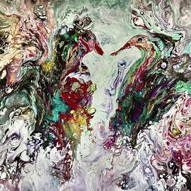 A Pair of Peacocks by Art From the Heart