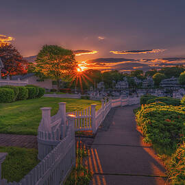 A Perkins Cove Sunset by Penny Polakoff
