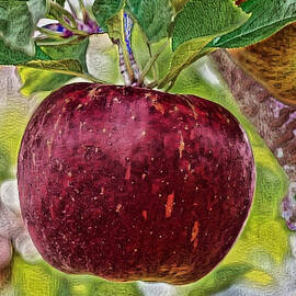 A Red Apple by Antonios Valamontes