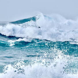 A Surfer in Maelstrom  Hawaii by Debra Banks
