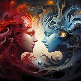 A surreal depiction of cosmic harmony No 2 by Andre Petrov