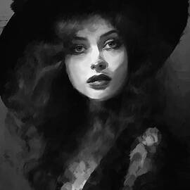 A woman in vintage attire by Gradify Creations