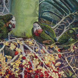 Abaco Parrots I -Bahamas by Ritchie Eyma