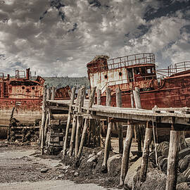 Abandoned Fishing Trawler 1 by Ron Long Ltd Photography