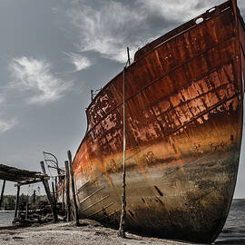 Abandoned Fishing Trawler 2 by Ron Long Ltd Photography
