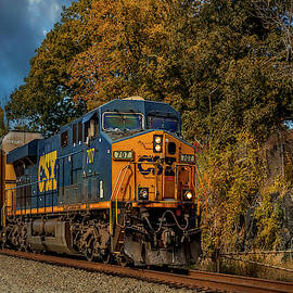 Aboard CSX In Bear Mountain by Susan Candelario