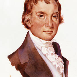 Abraham Baldwin - Signers Of The U.S. Constitution by Lyle Tayson