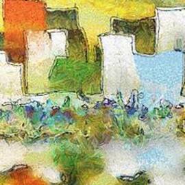 Abstract City Skyline by Stefano Senise