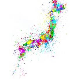 Abstract Colorful Japan by Stefano Senise