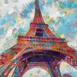 Abstract Eifel - Paris France by Stefano Senise