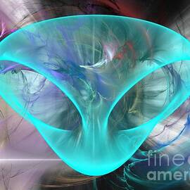Abstract Fractal UFO by Stefano Senise