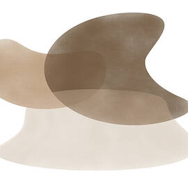 Abstract Shapes in Neutral Tones by Alison Frank