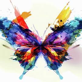 Abstract_butterfly_design_vibrant_colors_artistic_feel__No 4 by Andre Petrov
