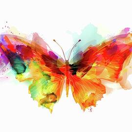 Abstract_butterfly_design_vibrant_colors_artistic_feel__No 5 by Andre Petrov
