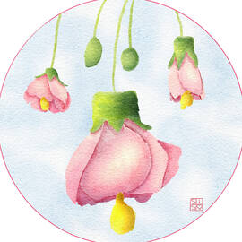 Abutilon Flower by Snow Iris Studio
