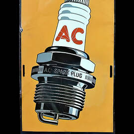 AC Delco Vintage Spark plug  sign by Flees Photos