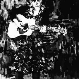 Adolescent Adele in black and white by Gradify Creations