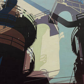 Aerial Gyrations by Charles Sheeler by Charles Sheeler