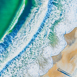 Aerial View of Pristine Beach by Oceanic SkyView