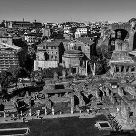 Aerial View of Roman Ruins by Stefano Senise