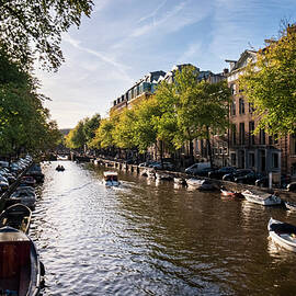 Afternoon on a Canal in Amsterdam by Mary Lee Dereske