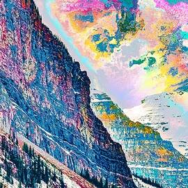 Al- Colourful Mountain Landscape by Alex John Bergerman