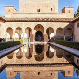 Alhambra Palace Reflecting Pool by Rebecca Herranen