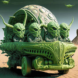 Aliens Cruising 2 by Ron Weathers