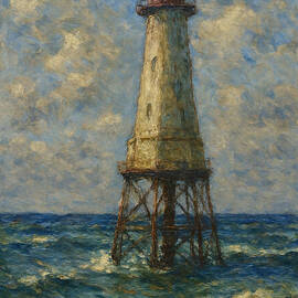 Alligator Reef Lighthouse #1 by Antonios Valamontes