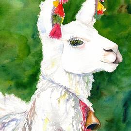 Alpaca with Attitude by Carlin Blahnik CarlinArtWatercolor