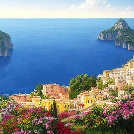 Amalfi Coast, Italian Panorama, 08 by AM FineArtPrints