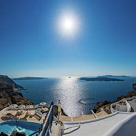 Amazing Santorini Greece by Tommy Farnsworth