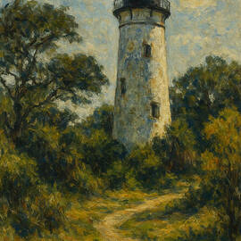 Amelia Island Lighthouse #2 by Antonios Valamontes