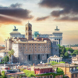 Ancient Rome - Eternal City Panorama  by Stefano Senise
