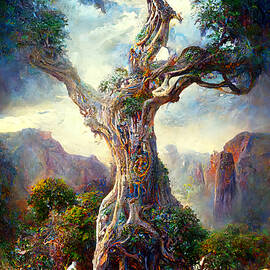 Ancient Spirit Tree, 01 by AM FineArtPrints