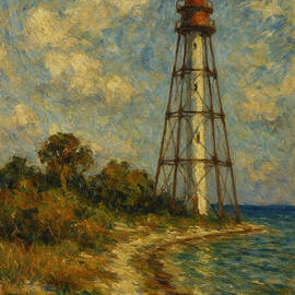 Anclote Key Lighthouse #2 by Antonios Valamontes