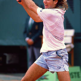 レア　パルメイラス　アウェイ　ヴィンテージ　80s Andre Agassi at the 1988 French Open by James Drake