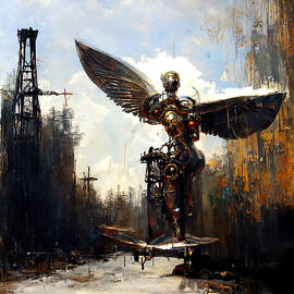 Angelic Robot, 02 by AM FineArtPrints