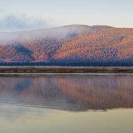 Antelope Mountain Reflection - Eagle Lake - Lassen County California by Mike Lee