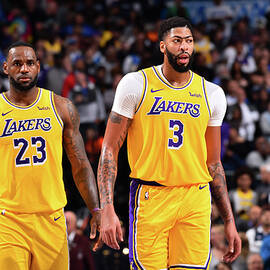 Anthony Davis and Lebron James by Jesse D. Garrabrant