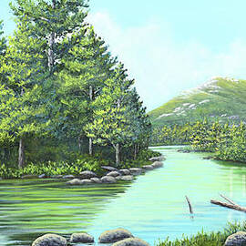 Approaching Katahdin by Sarah Irland