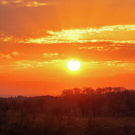 April Sunset Trexler Nature Preserve by Jason Fink
