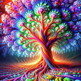 Arboreal Symphony in Fractal Major by Bill and Linda Tiepelman