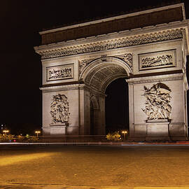 Arc de Triomphe and Paris Street Lamp by Adrian Hendroff